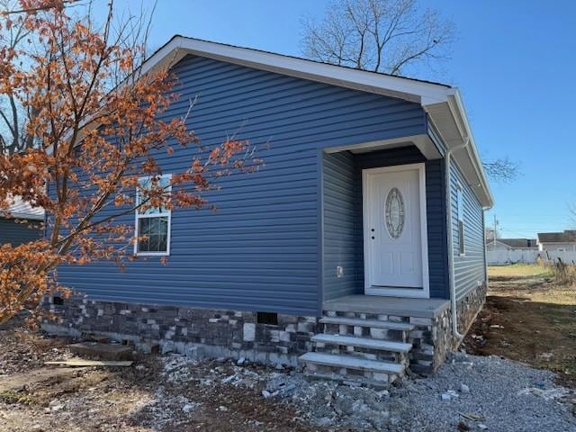 view of front of home