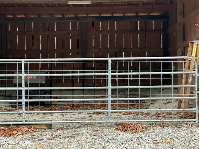 view of stable