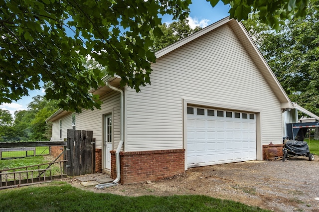 view of side of property