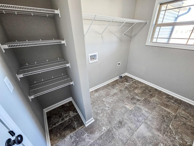 laundry area with hookup for a washing machine