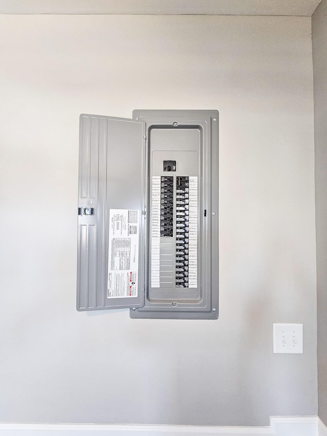 utility room featuring electric panel