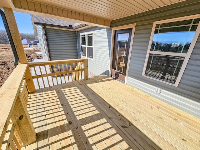 view of deck