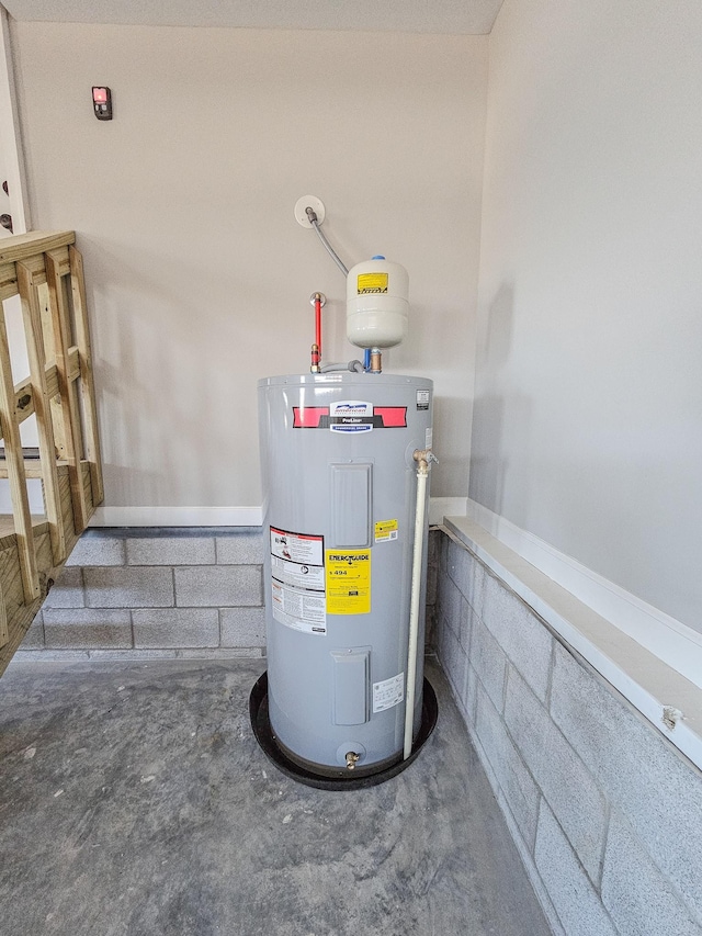 utilities with water heater