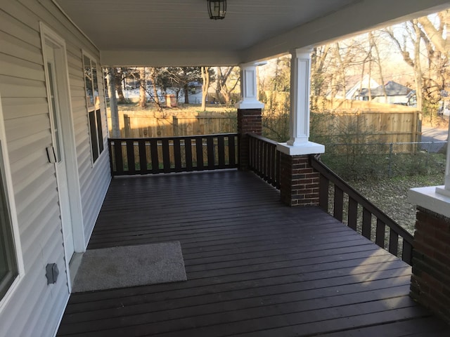 view of deck