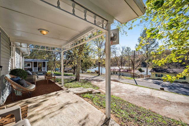 view of patio / terrace featuring a porch