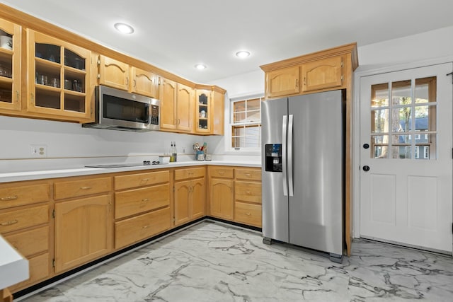 kitchen featuring appliances with stainless steel finishes