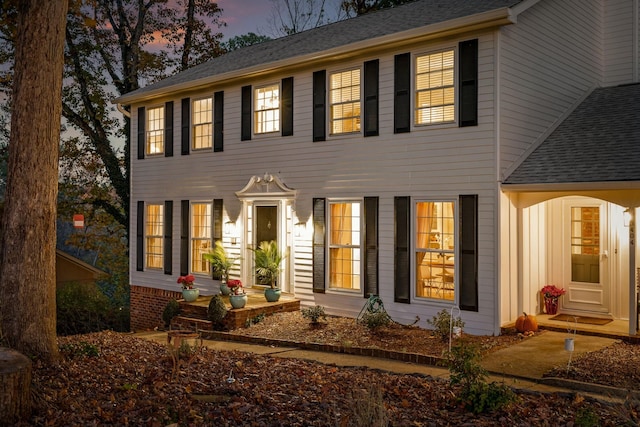 view of colonial-style house