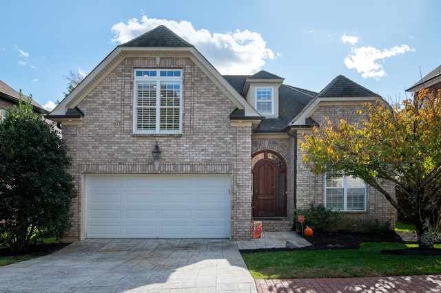 front of property featuring a garage