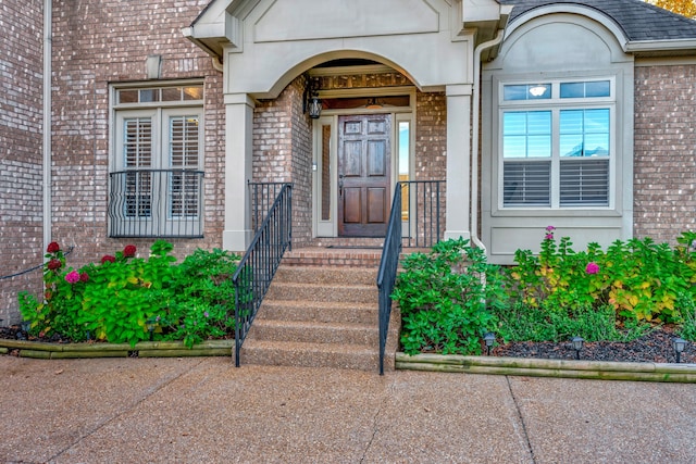 view of entrance to property