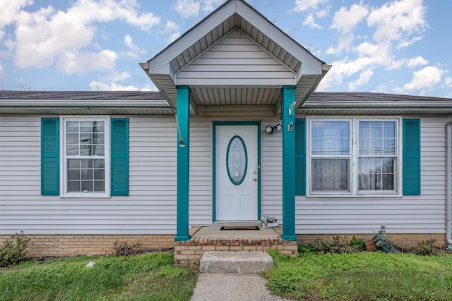 view of front of property