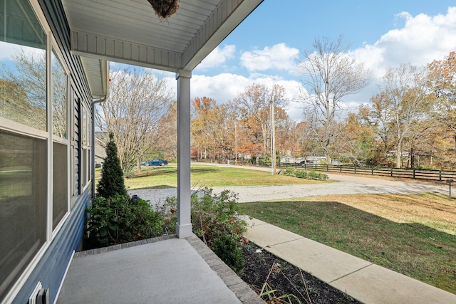 view of patio