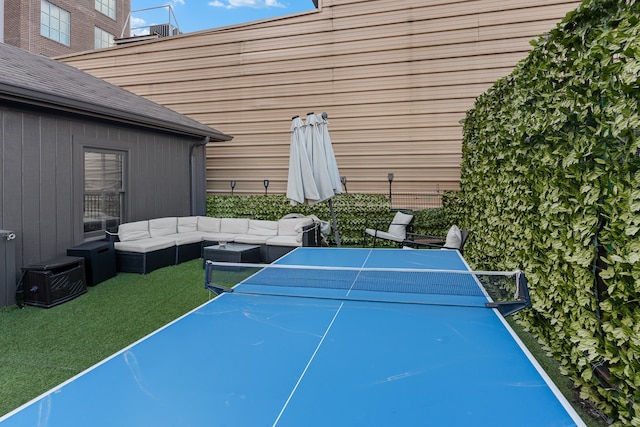 view of patio / terrace featuring outdoor lounge area