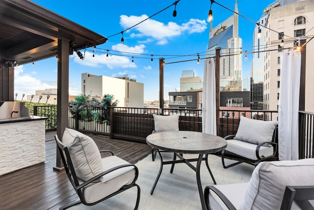 view of patio / terrace featuring an outdoor hangout area