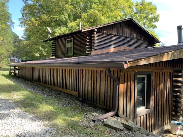 view of rear view of property