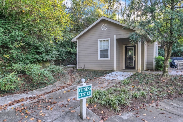 view of front of home