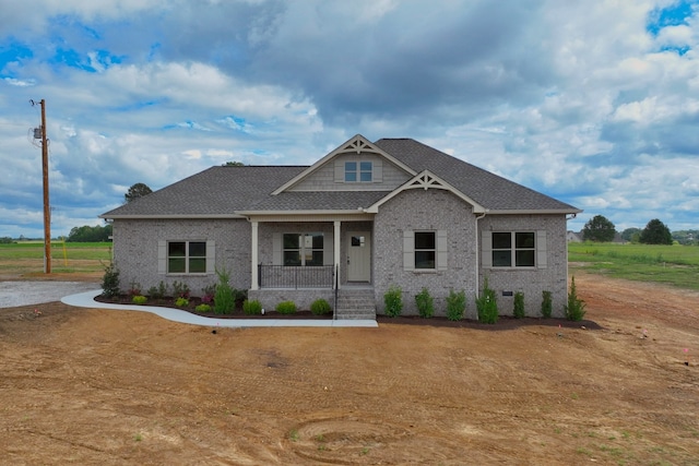 craftsman-style home featuring a porch