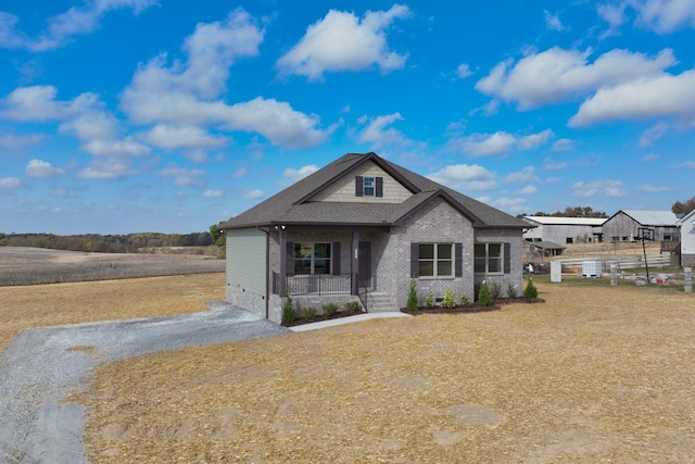 view of front of home featuring a porch