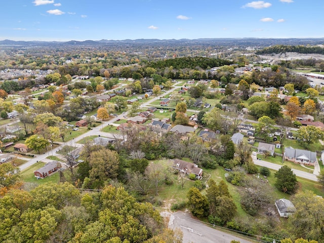 3186 Horton Ct, Franklin, TN 37064 - aerial perspective of suburban area with a mountain backdrop