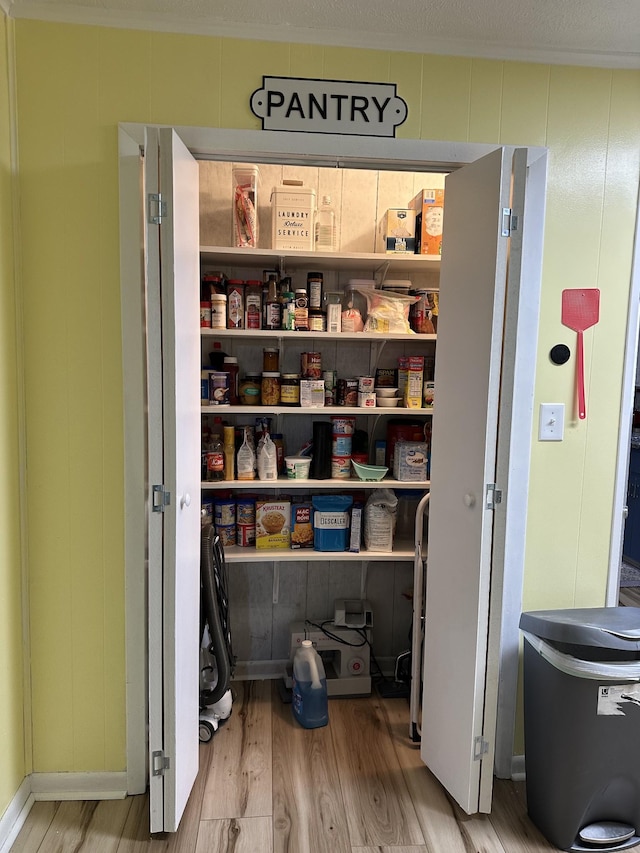 view of pantry