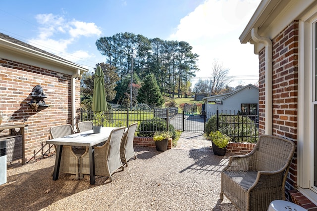 view of patio