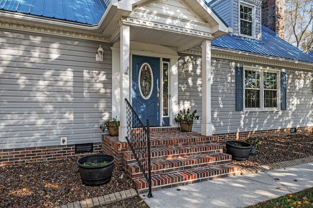 view of entrance to property