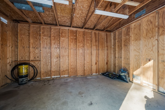 view of storage room