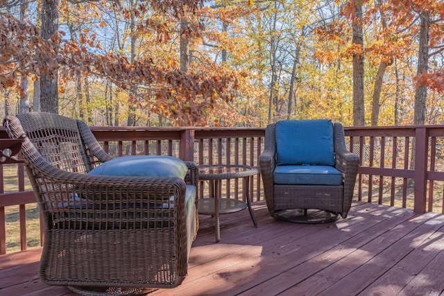 353 Oak Hollow Rd, Manchester, TN 37355 - view of wooden terrace