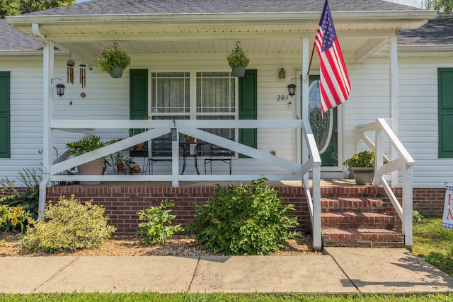 view of entrance to property