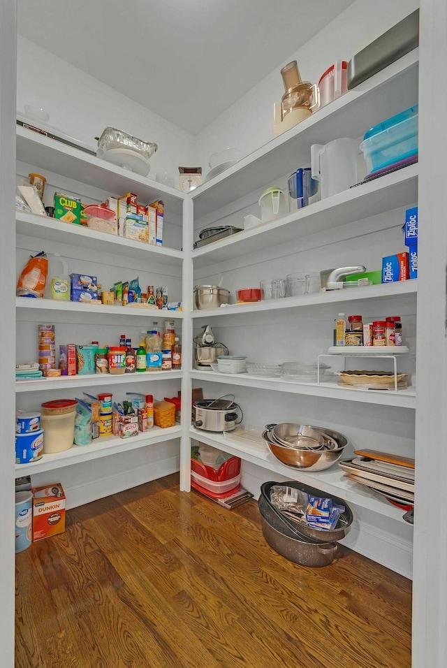 view of pantry