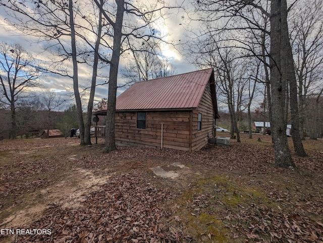 view of side of home