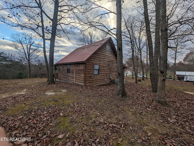 view of side of property