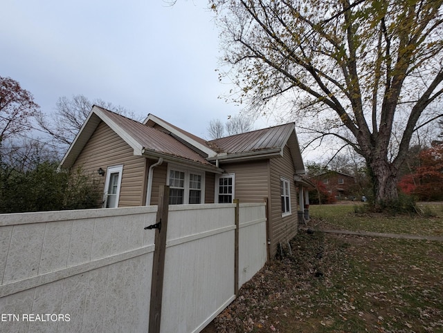 view of property exterior