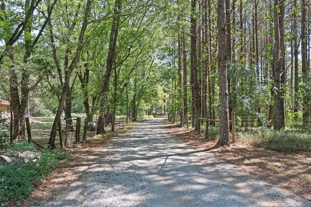 view of road