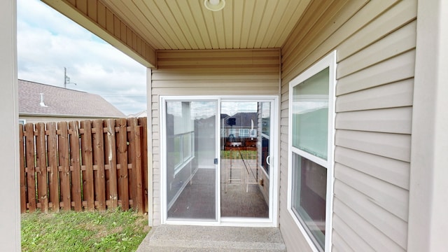 view of entrance to property