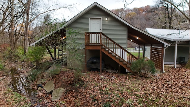 view of rear view of house