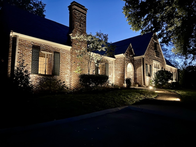 view of tudor house