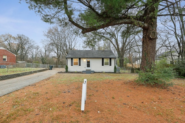 view of ranch-style home