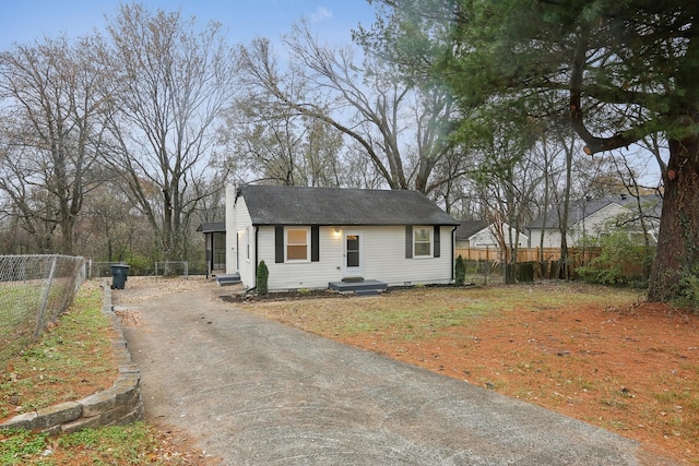 view of front of house