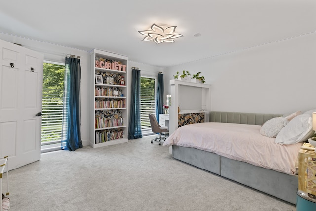 bedroom featuring carpet floors