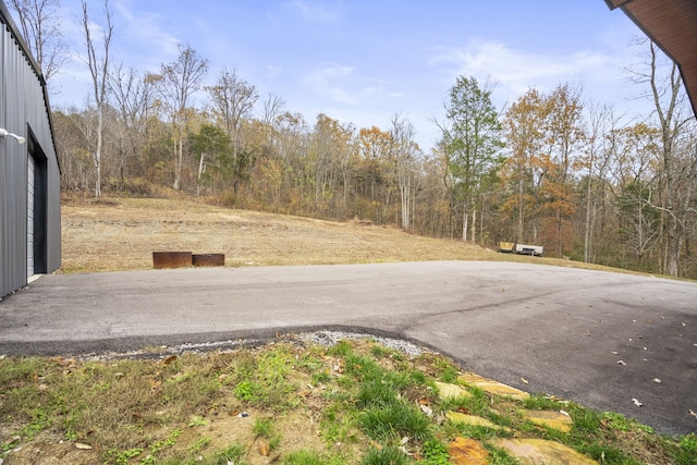 view of road