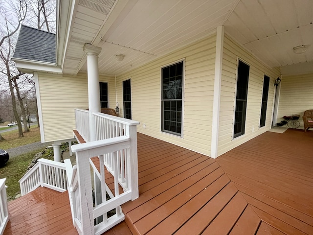 view of deck