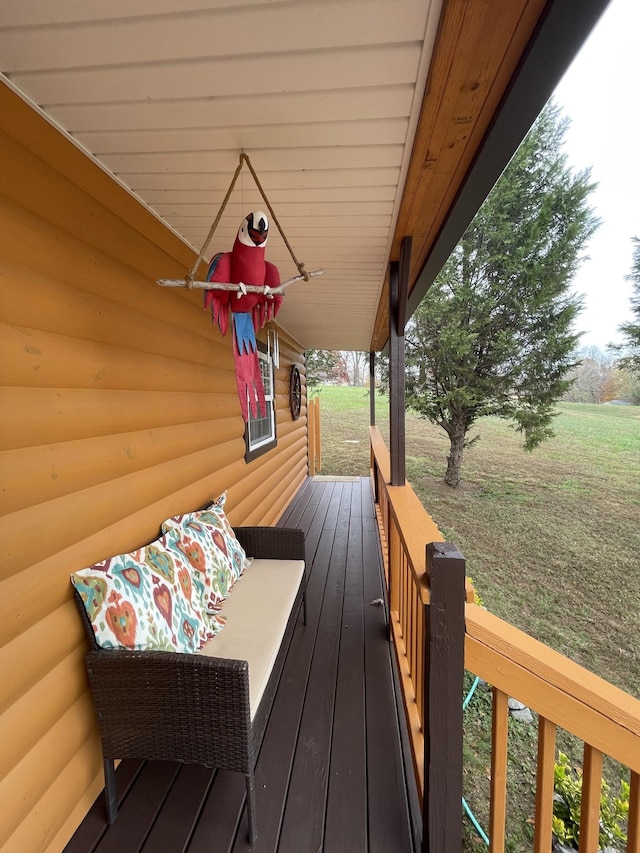 314 Birdsong Dr, Cadiz, KY 42211 - view of wooden porch