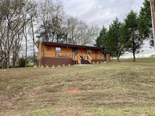 314 Birdsong Dr, Cadiz, KY 42211 - view of front facade featuring a front lawn