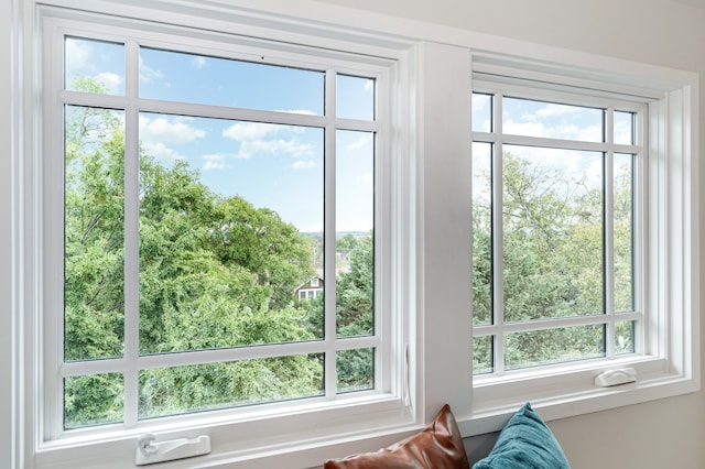 doorway to outside with plenty of natural light