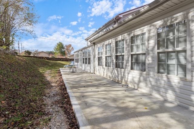 view of home's community featuring a patio area