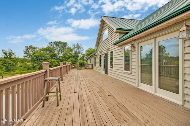 view of deck