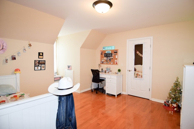 interior space featuring light hardwood / wood-style floors