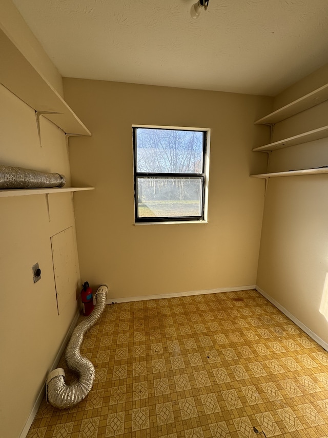 laundry area featuring hookup for an electric dryer