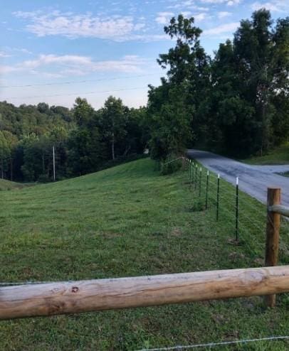 1159 New Hope Rd, Celina, TN 38551 - view of green lawn with a view of trees