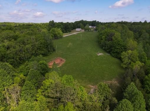 1159 New Hope Rd, Celina, TN 38551 - aerial overview of property's location featuring a heavily wooded area